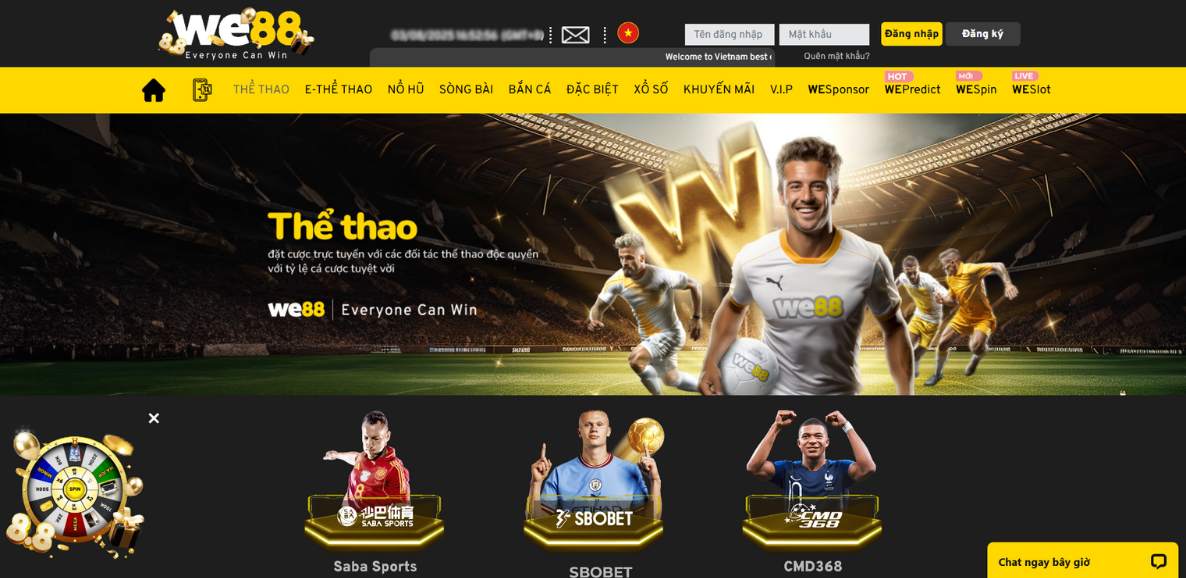WE88 thể thao